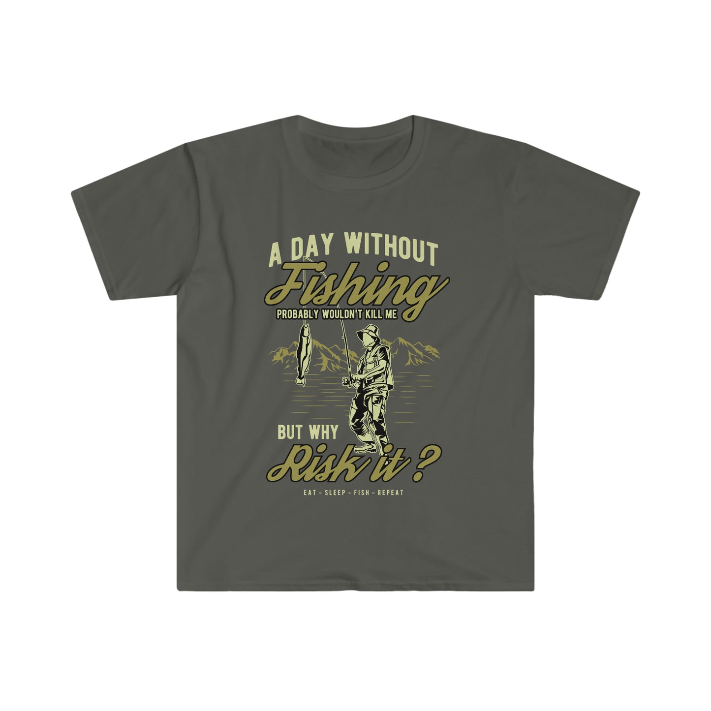A DAY WITHOUT FISHING x Regular Tee
